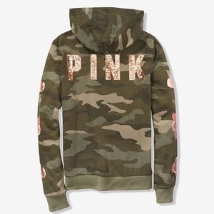 PINK Sequin Bling Perfect Full ZIP